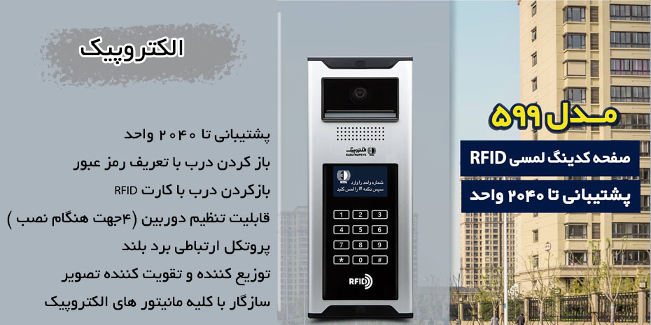 پنل تصویری الکتروپیک 599