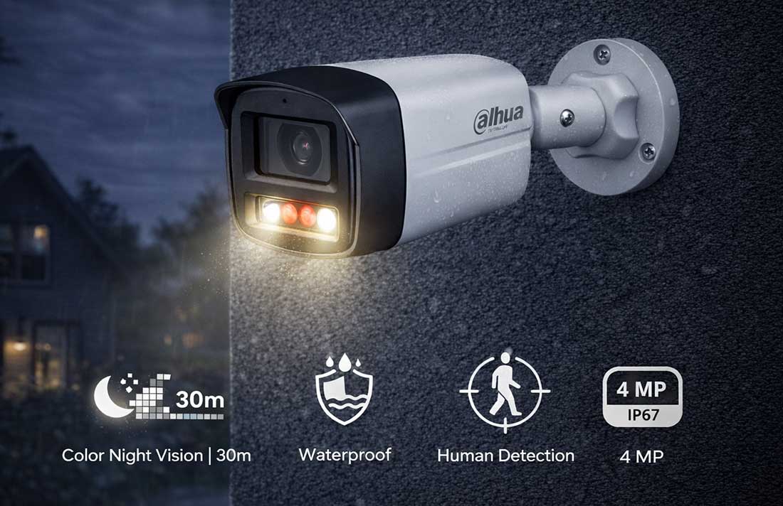 دوربین بالت IP داهوا HFW-1439TL1-A-IL