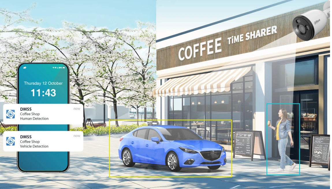ارسال نوتیفیکیشن بعد از تشخیص انسان و وسایل نقلیه