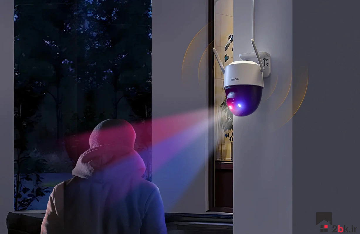 دوربین بیسیم دارای چراغ پلیسی ایمو