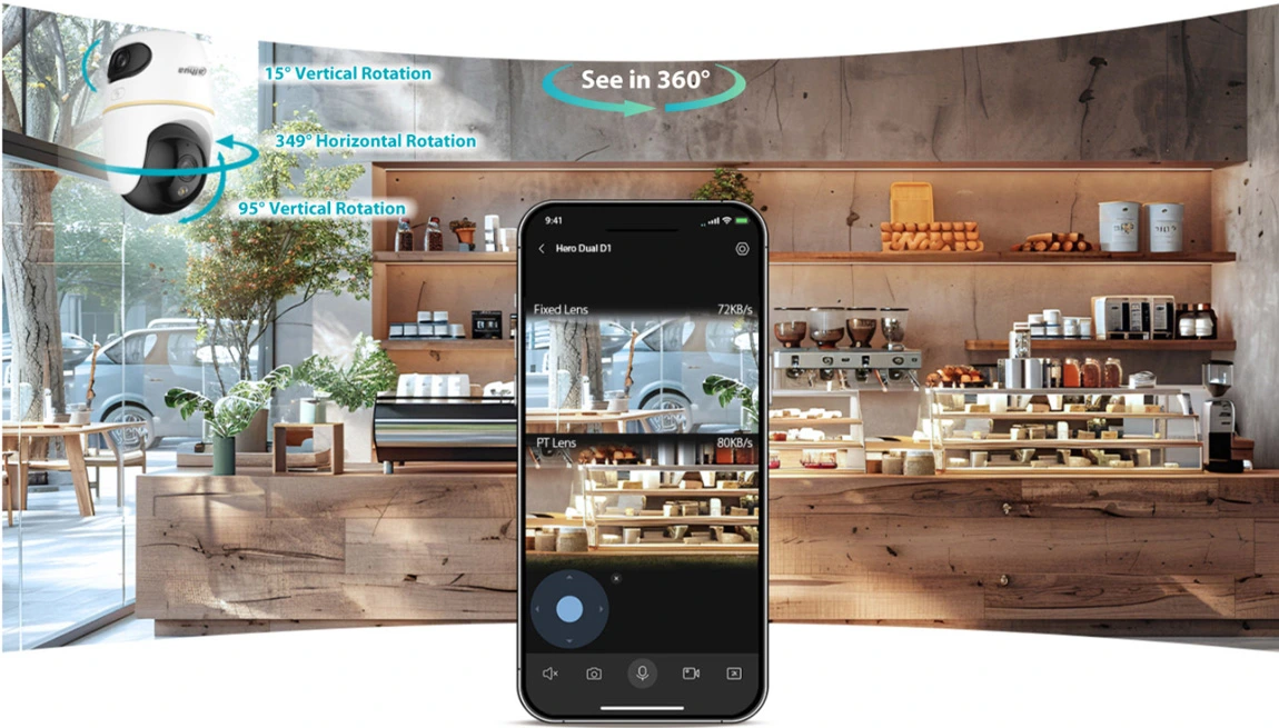 دوربین دوال 5 مگاپیکسل داهوا