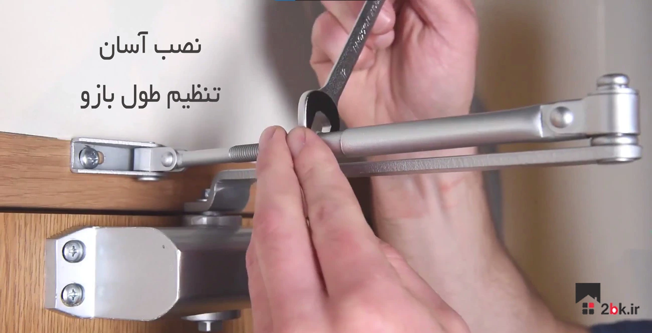 جک درب آرامبند مشکی 603 گلدن گیت