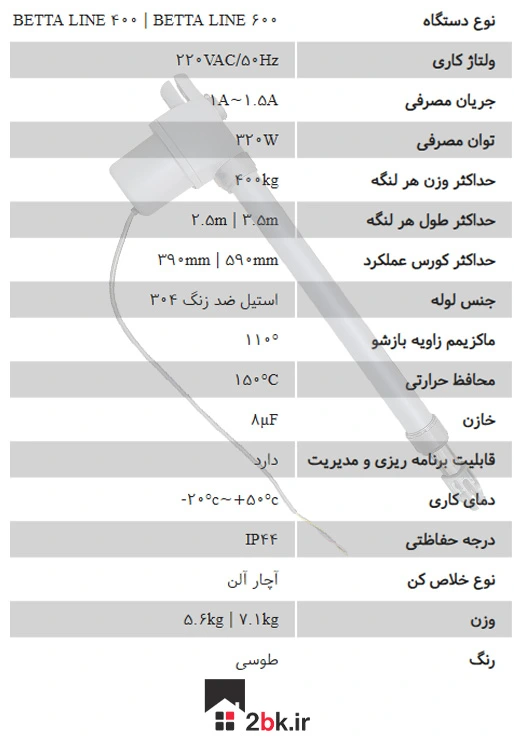 قیمت جک پارکینگ بتا لاین 400