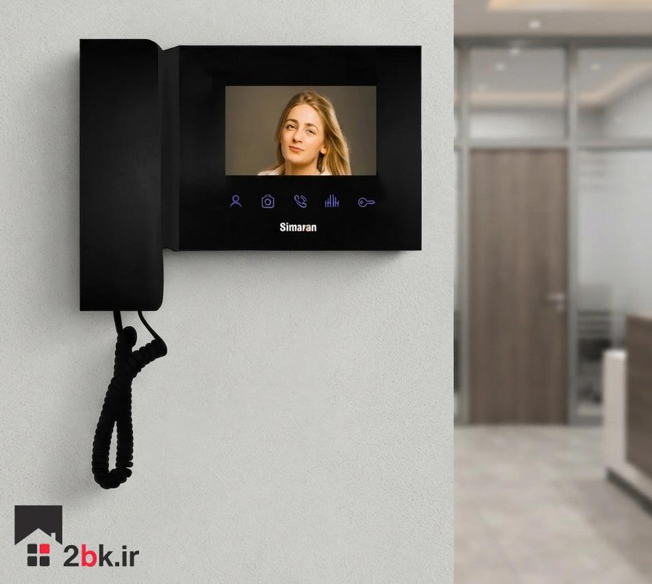 خرید آیفون تصویری مشکی سیماران مدل 47tk