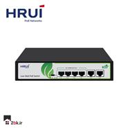 سوئیچ شبکه 4 پورت POE مدل HRUI HR902-AF-42N