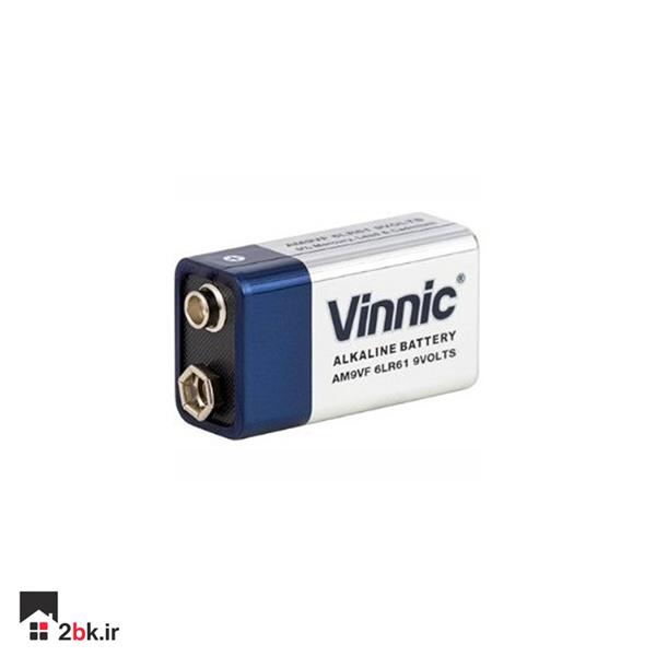 باتری کتابی 9 ولت وینیک مدل Vinnic 9V Alkaline Battery