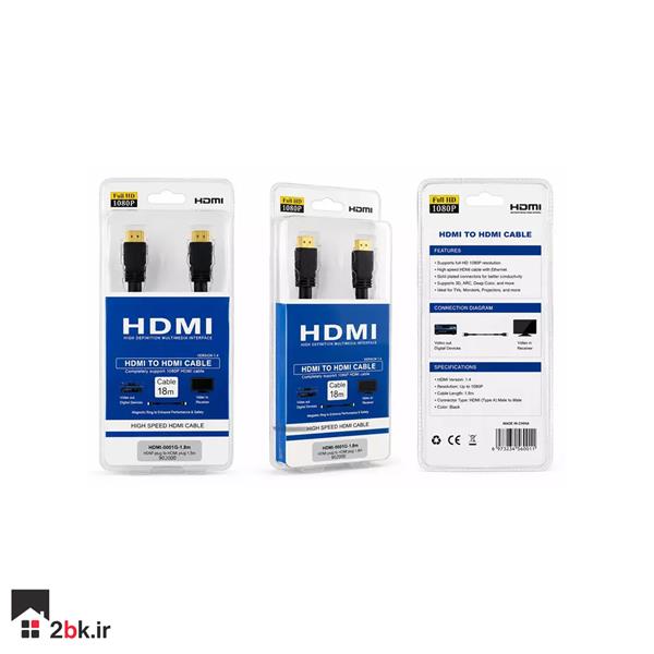 کابل HDMI طول 1.8 متر فول HD