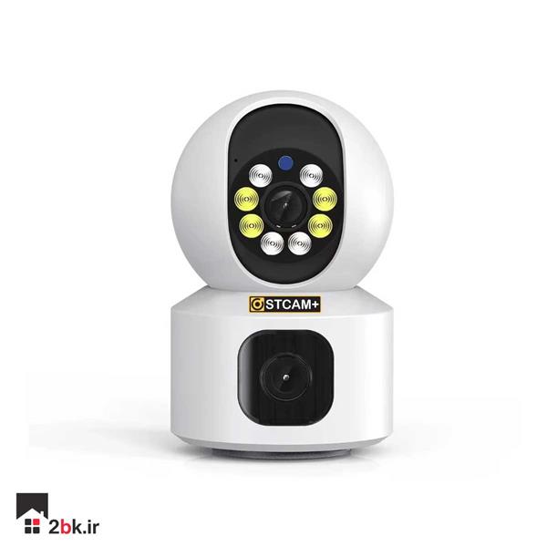 دوربین مداربسته دو لنز 3 مگاپیکسلی +OSTCAM چرخشی TIGER PIXEL