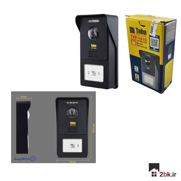 پنل آیفون تصویری پین هول تابا مدل 1810