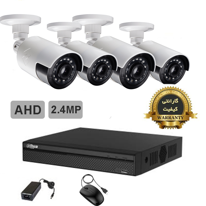 پک دوربین مداربسته AHD پک 4 کاناله بالت